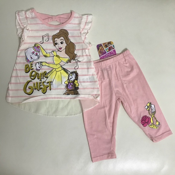 Disney Other - Disney beauty and the beast princess belle set
